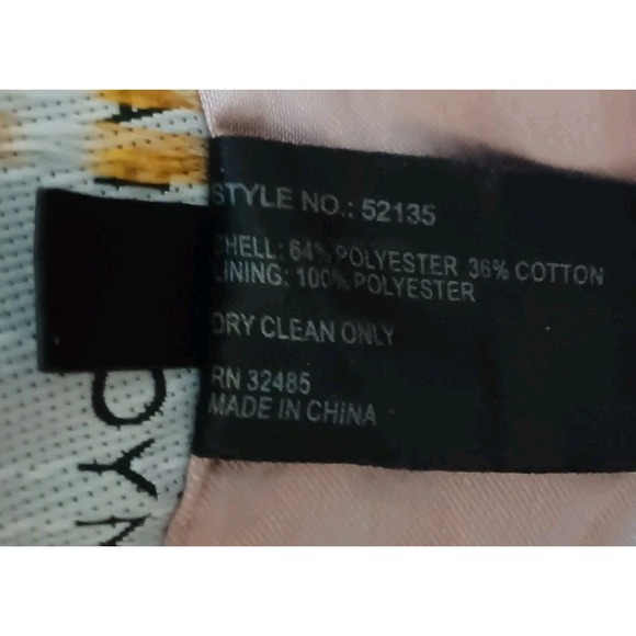 M Monogram Lavender Satin Car Coat Interior Floral Embroidery Mauve Trench L - Picture 11 of 16